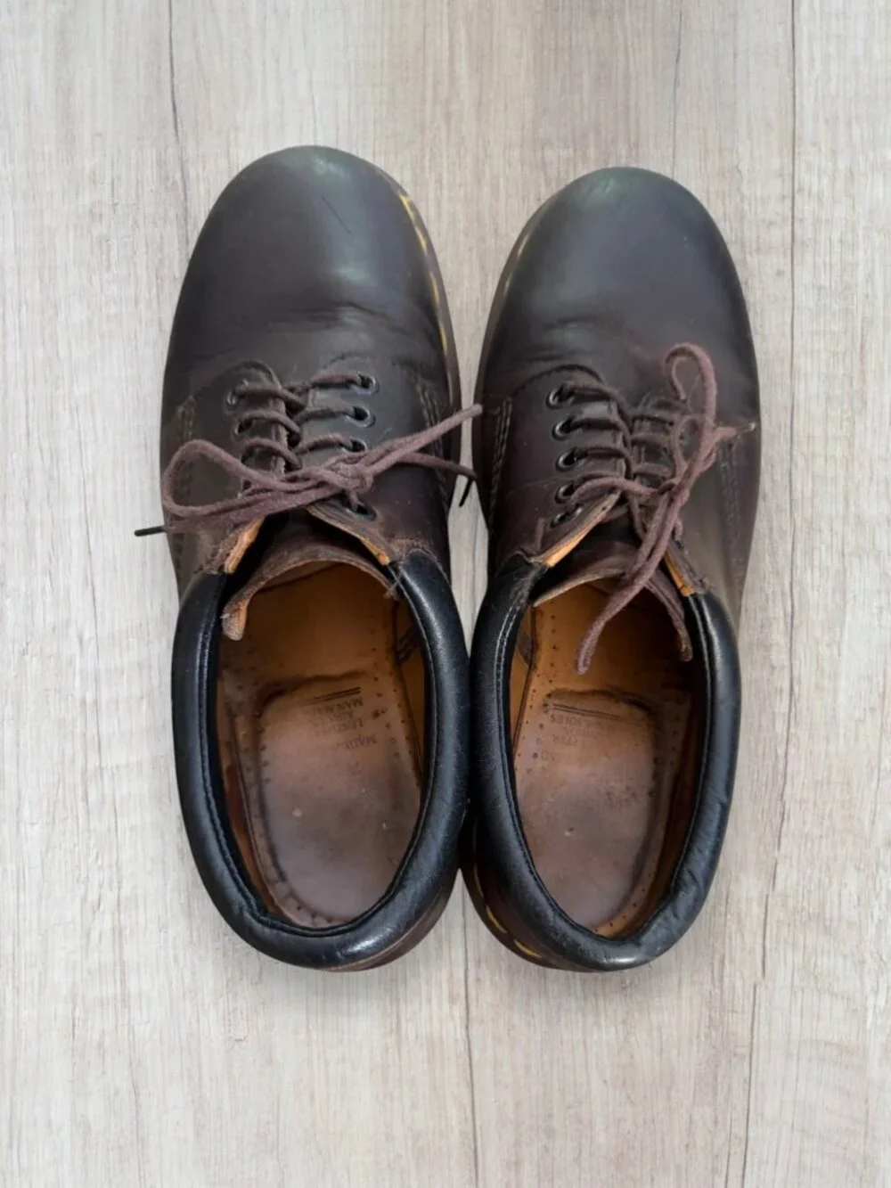 Dr. Martens 8053 Made in England Brown Leather Oxford Shoes Men's US 8 Gibson
